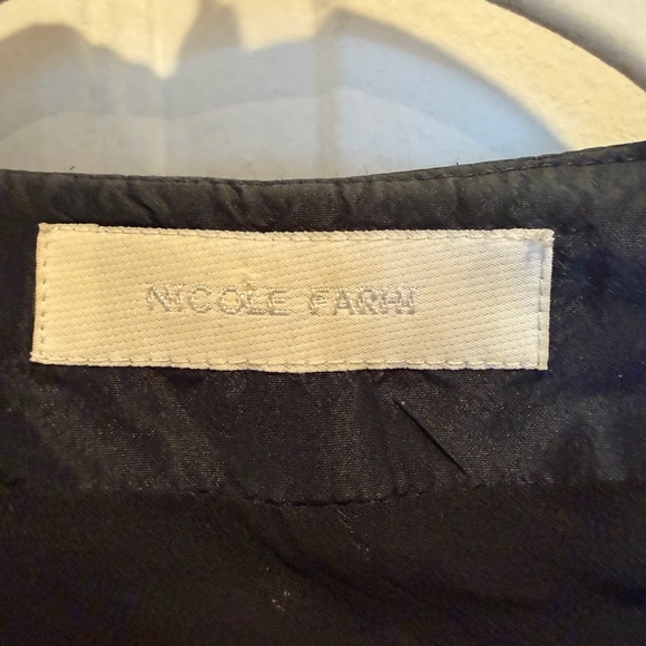 NICOLE FARHI Black Trench Coat - Picture 8 of 10